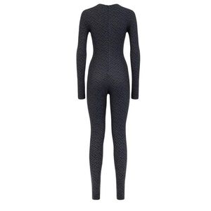 Fendi x SKIMS Crew Neck Full Onesie - Black - Size Small